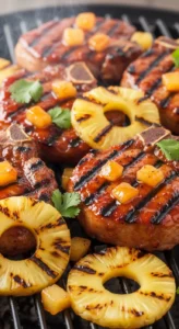 BBQ Pineapple Pork Chops