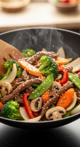 Beef Vegetable Stir Fry final