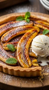Caramelized Banana Tart