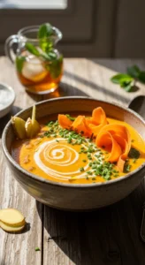 Carrot Ginger Summer Soup