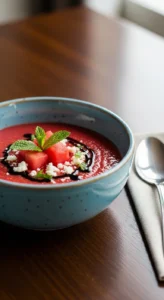 Cold Watermelon Gazpacho (Yes, Really… Trust Me)