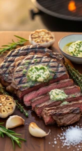 Garlic Butter Herb Grilled Steak