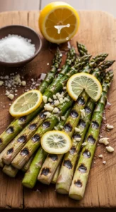 Grilled Asparagus with Garlic & Lemon