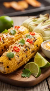 Grilled Corn with Chili Lime Butter