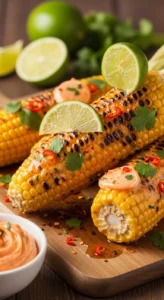 Grilled Corn with Chili Lime Butter