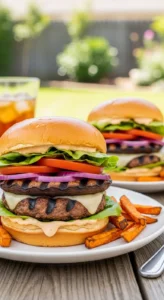 Grilled Portobello Mushroom Burgers