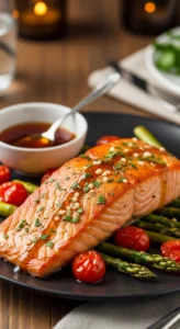 Honey Garlic Glazed Salmon final