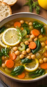 Lemon Chickpea Soup