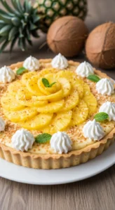 Pineapple Coconut Cream Tart final