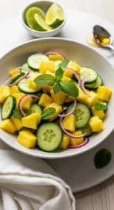 Pineapple Cucumber Summer Salad final