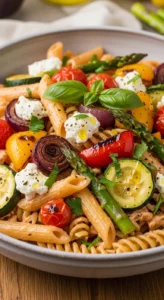 Roasted Vegetable Goat Cheese Pasta final