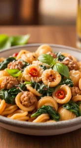 Sausage Spinach Orecchiette final