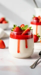 Strawberry Panna Cotta final