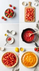 Strawberry Pie Recipe cooking