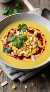 Sweet Corn & Coconut Milk Soup (Sweet, Creamy, and Addictive)