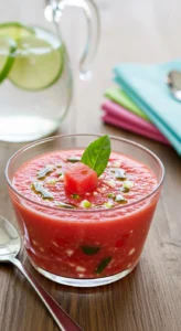 Watermelon Gazpacho (Yes, Watermelon… Don’t Judge Yet)