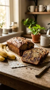 Banana Chocolate Chip Bread looks