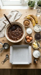 Banana Chocolate Chip Brownies Recipe cooking