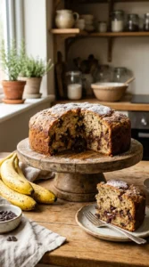 Banana Chocolate Chip Cake Recipe