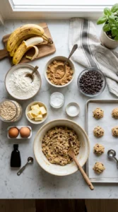 Banana Chocolate Chip Cookies cooking