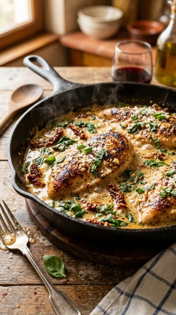 Creamy Tuscan Garlic Chicken Recipe 1
