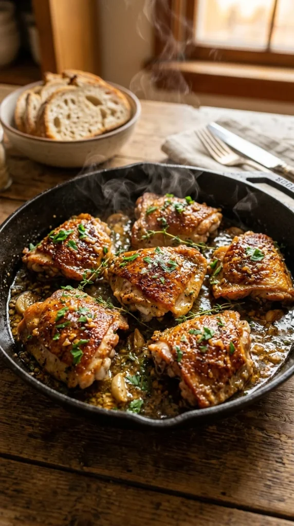 Garlic Butter Chicken Thighs 1