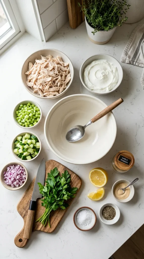 High-Protein Greek Yogurt Chicken Salad 1