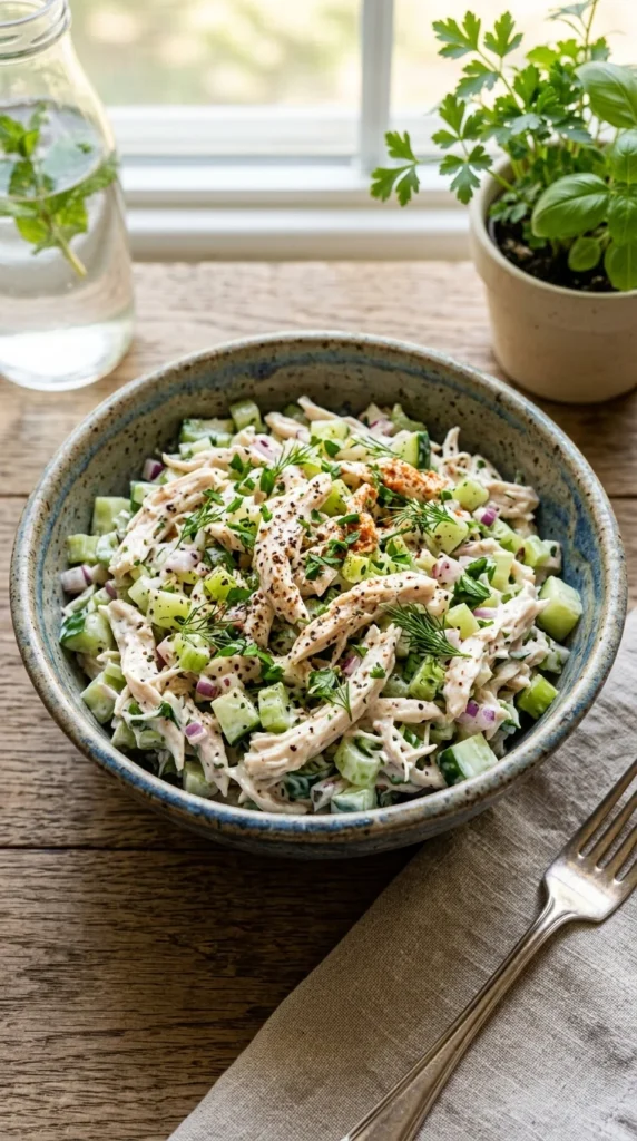 High-Protein Greek Yogurt Chicken Salad 1