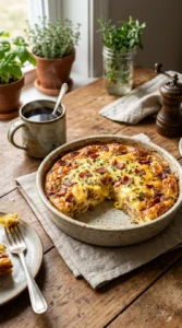 Keto Crustless Bacon & Cheese Quiche Recipe (2)