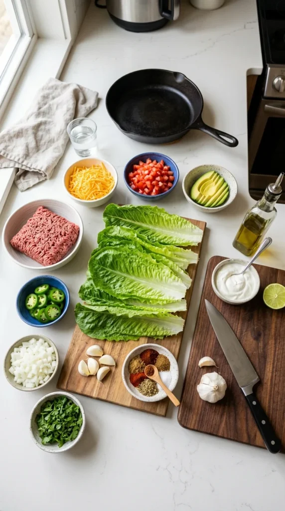 Keto Taco Lettuce Wraps Recipe 1