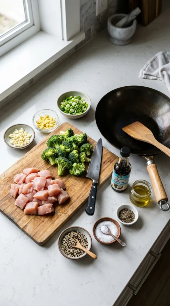 Low Carb Chicken Broccoli Stir-Fry 1