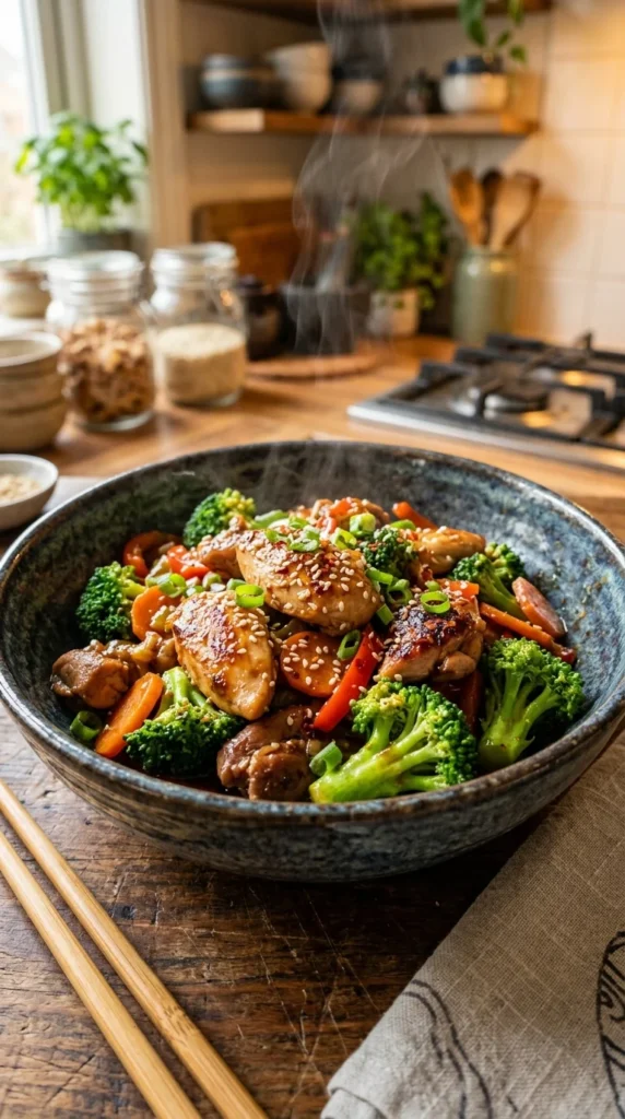 Low Carb Chicken Broccoli Stir-Fry 1