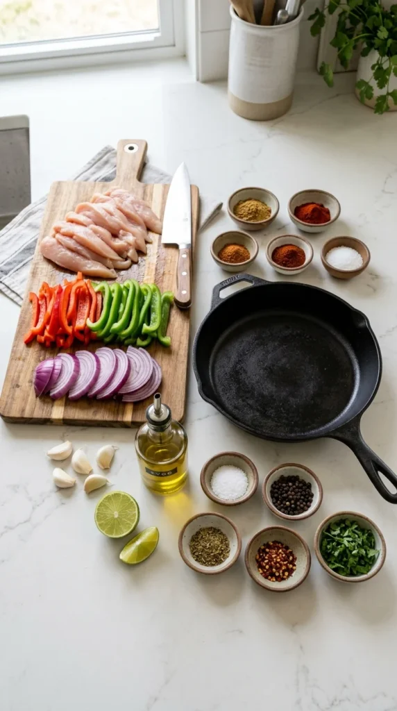 Low Carb Chicken Fajita Skillet Recipe