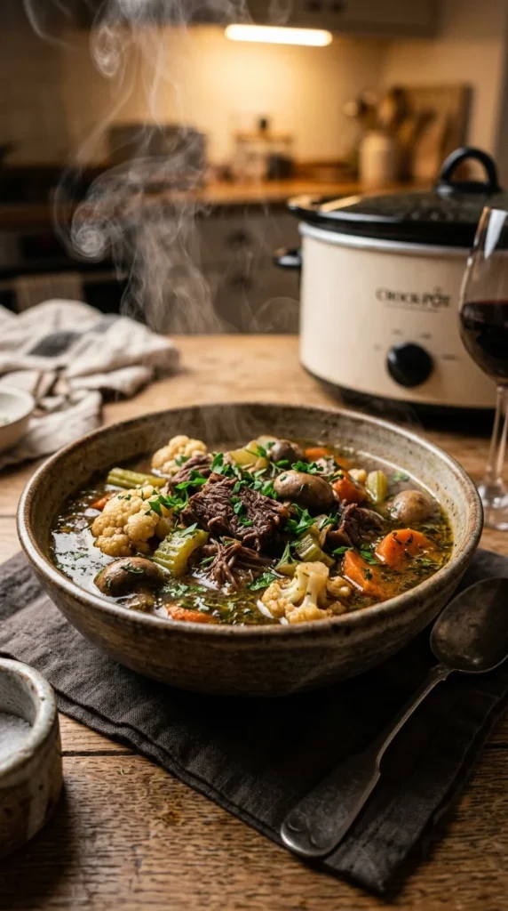 Low Carb Crock Pot Beef Stew