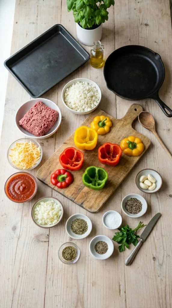 Low Carb Stuffed Bell Peppers Recipe