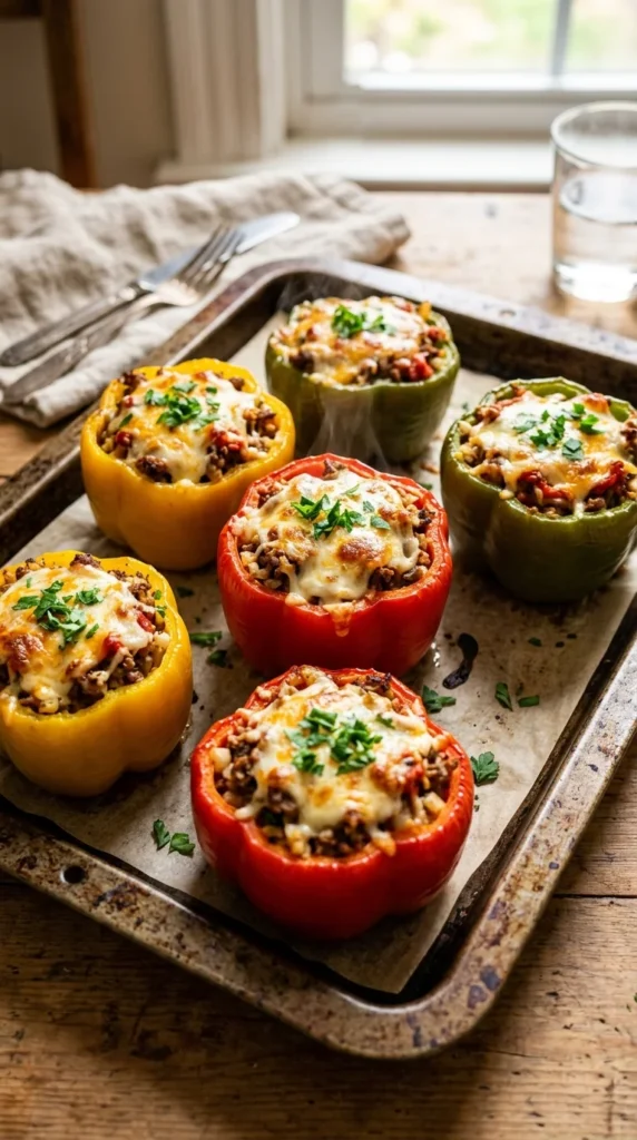 Low Carb Stuffed Bell Peppers Recipe