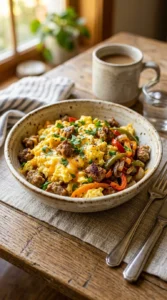 Sausage & Egg Keto Breakfast Bowls Recipe (2)