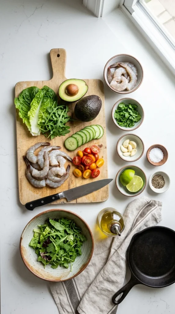 Shrimp & Avocado Salad Bowl Recipe