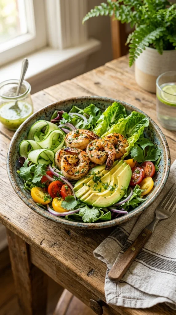 Shrimp & Avocado Salad Bowl Recipe