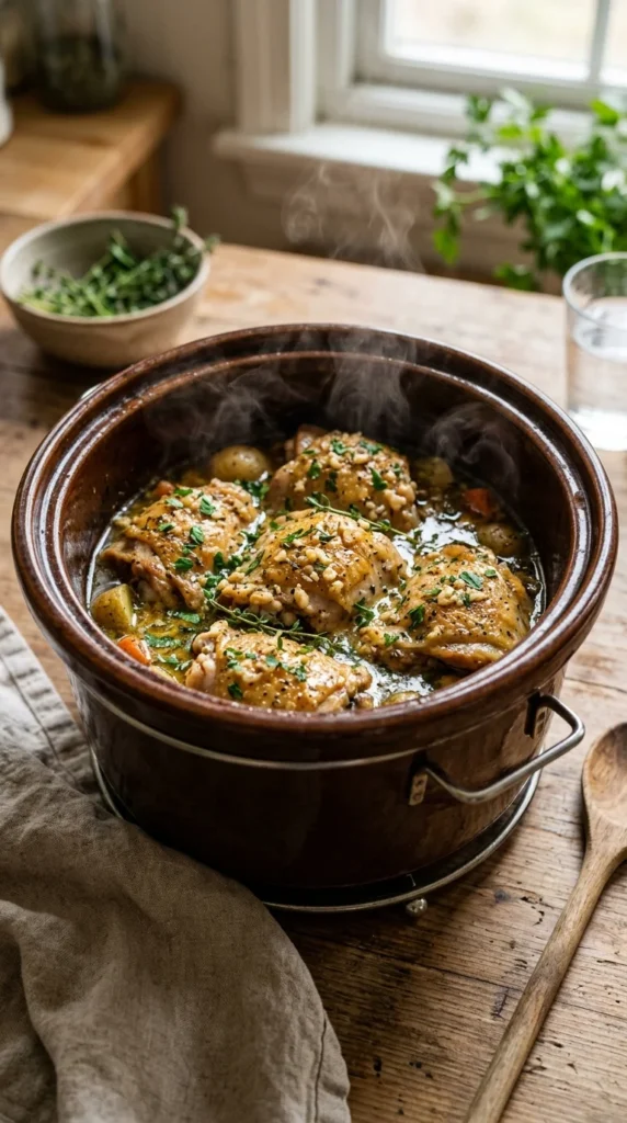 Slow Cooker Garlic Butter Chicken Recipe 1