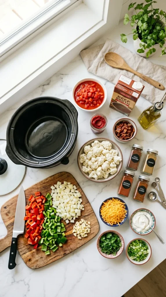 Slow Cooker Keto Chili Recipe 1