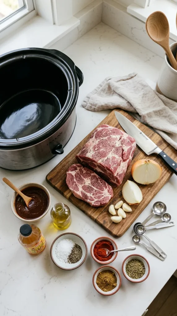 Slow Cooker Pulled Pork (Sugar-Free BBQ) 1
