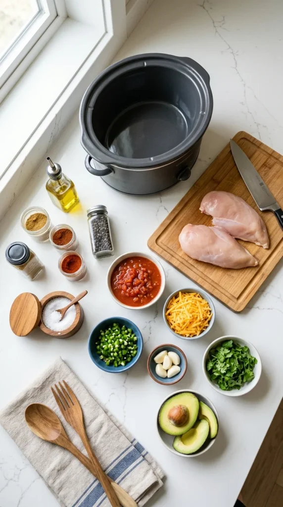 Slow Cooker Salsa Chicken (Low Carb)