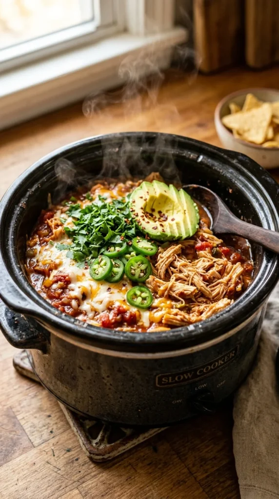 Slow Cooker Salsa Chicken (Low Carb)
