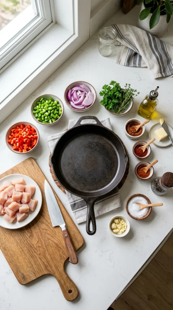 Spicy Cajun Chicken Skillet Recipe 1