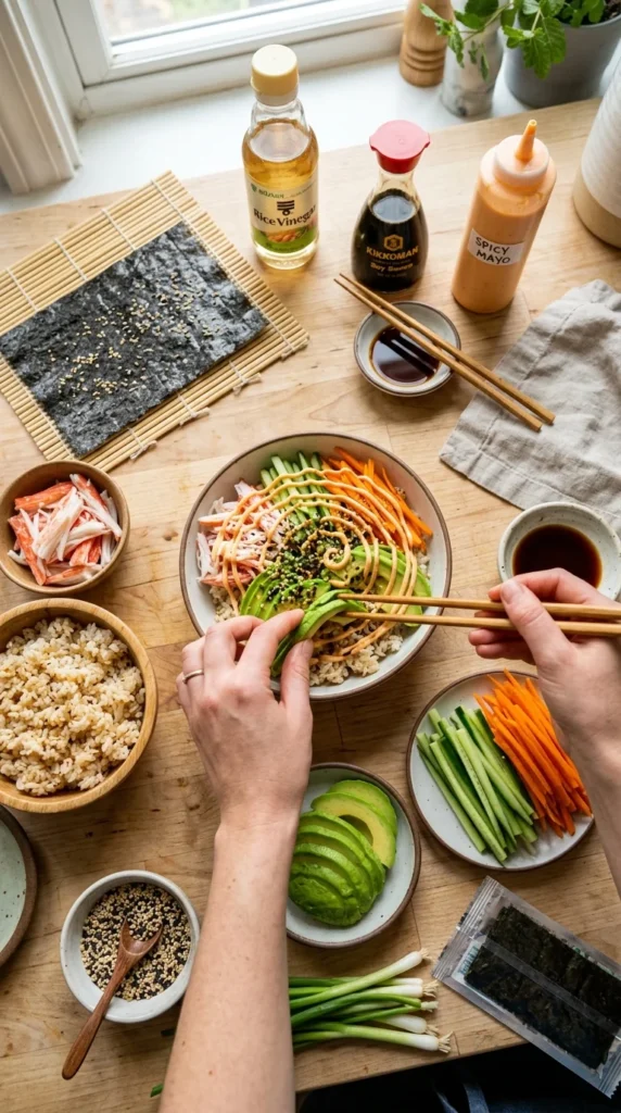 California Roll Sushi Bowl