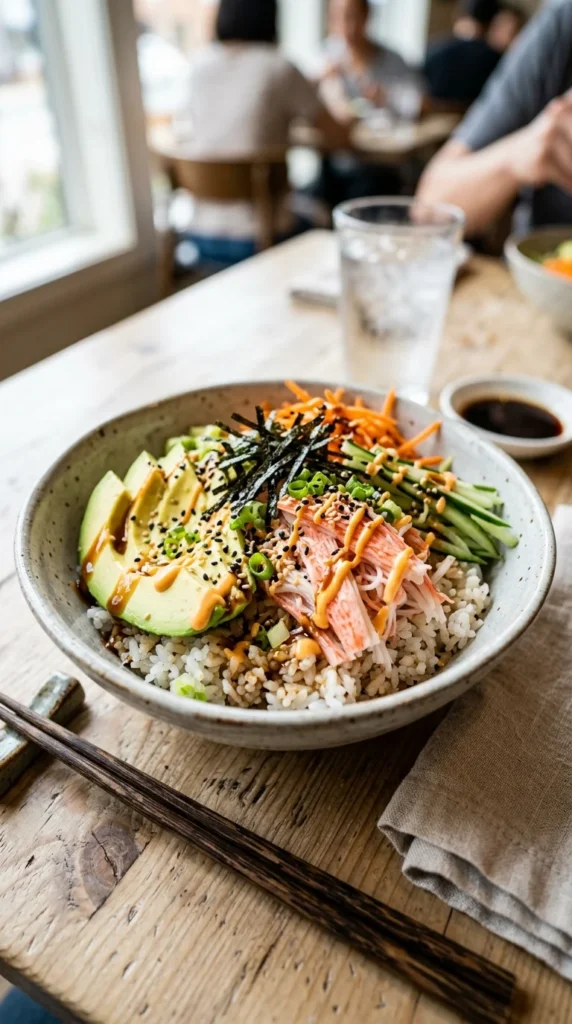 California Roll Sushi Bowl