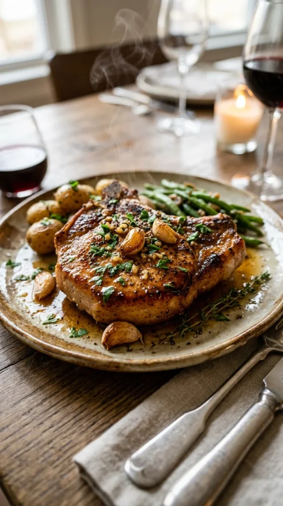 Garlic Pork Chops