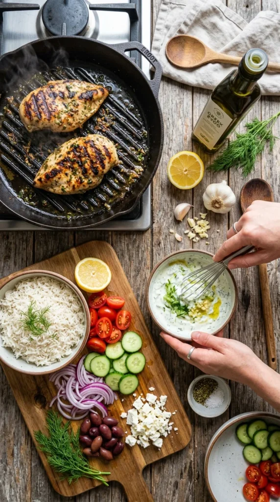 Greek Chicken Bowl 