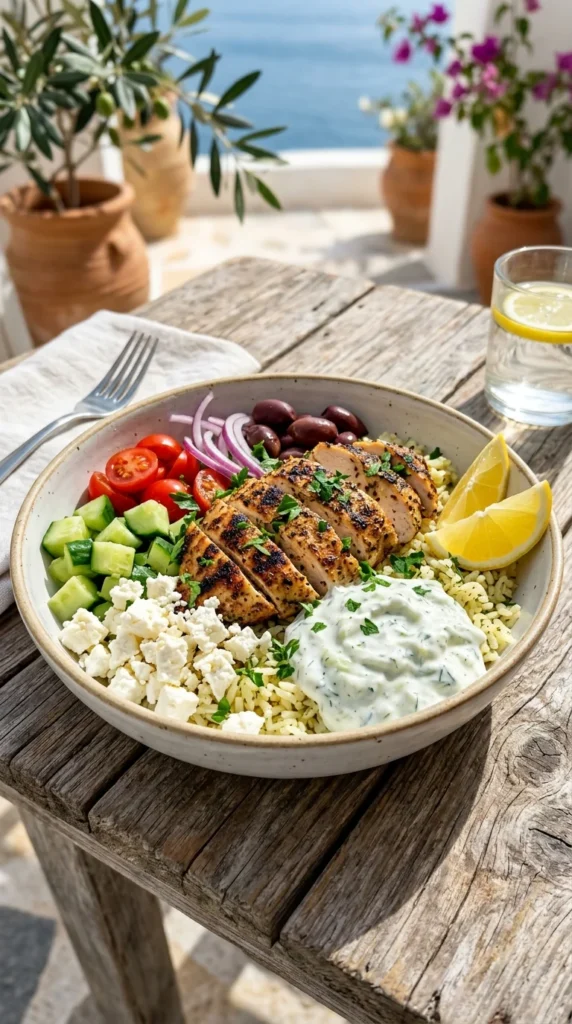 Greek Chicken Bowl 